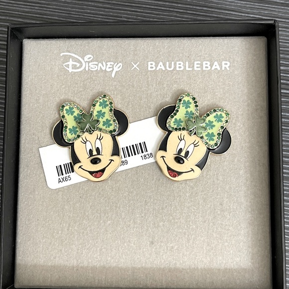 Disney Jewelry - Disney BaubleBar Minnie Mouse St. Patrick's Day